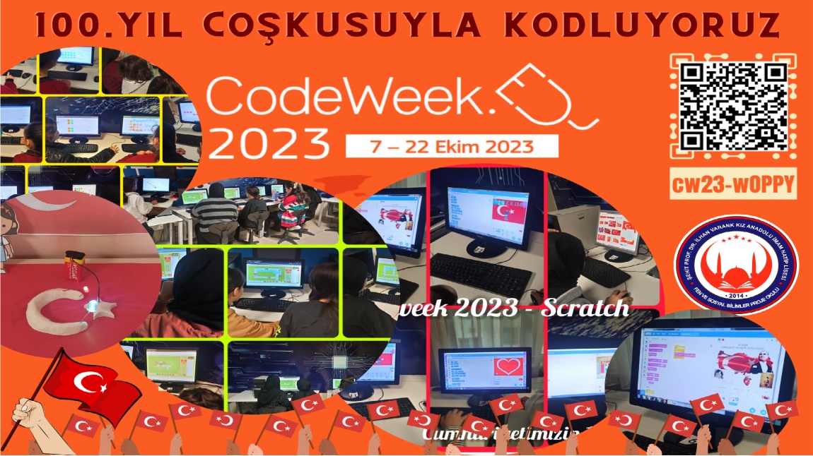 CodeWeek 2023 100.Yıl Coşkusuyla Kodluyoruz Projemizi Tamamladık